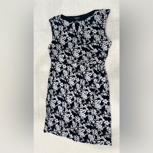 Liz Claiborne Black and White Floral Dress